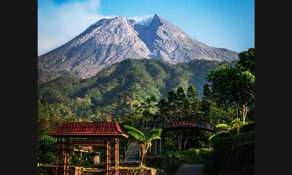 Sleman's Klangon Hill offers the beauty of Mount Merapi from a short distance